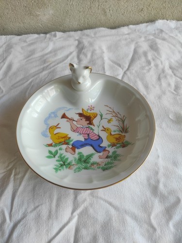 Ancienne assiette bouillie - assiette,