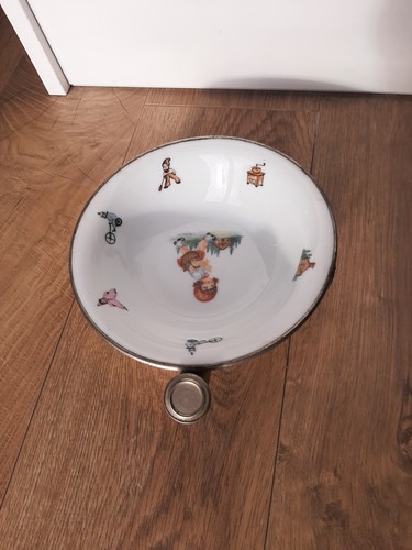 Ancienne assiette chauffante - ancienne,